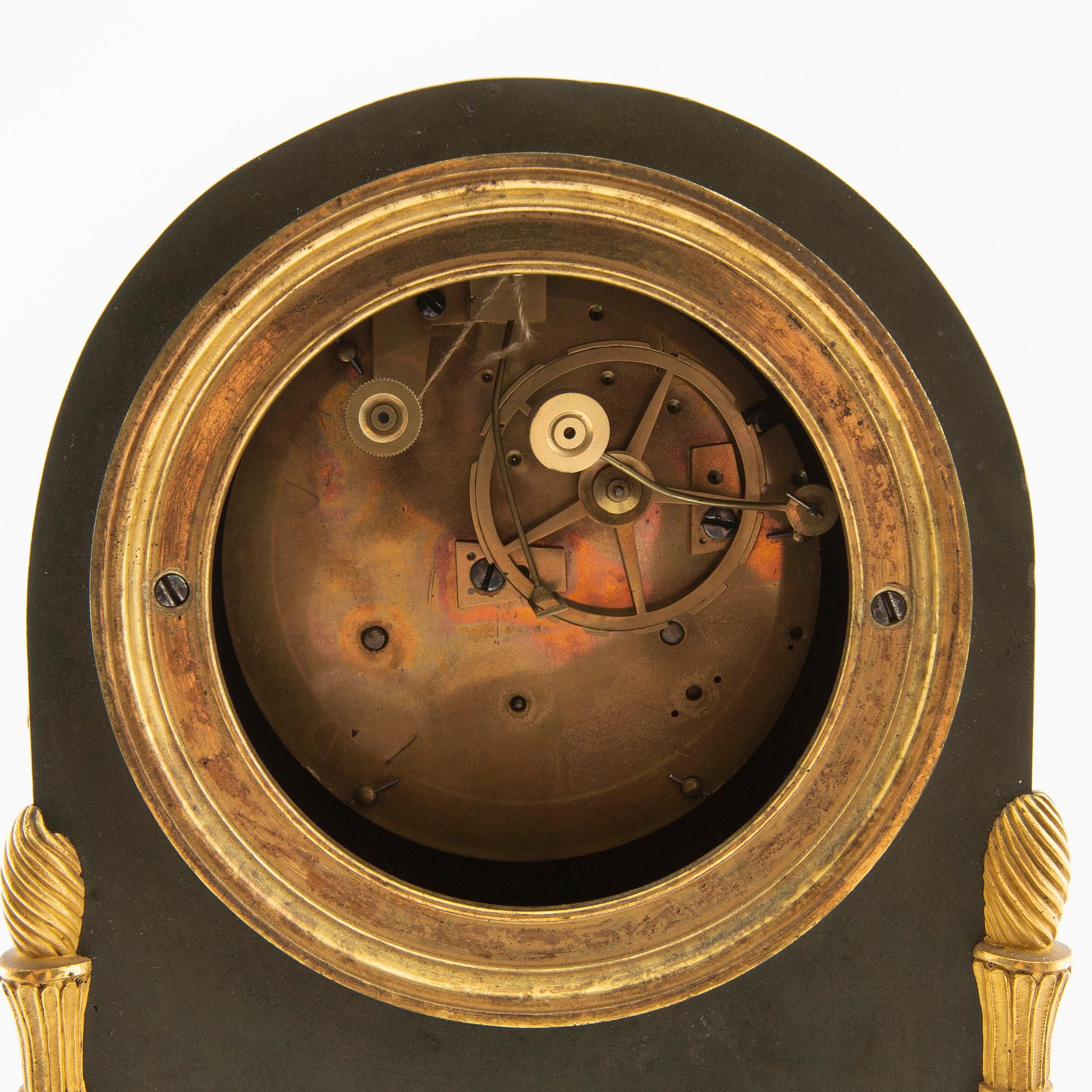 Jean-Baptiste-Gabriel Dubuc table pendulum Paris early 19th century.