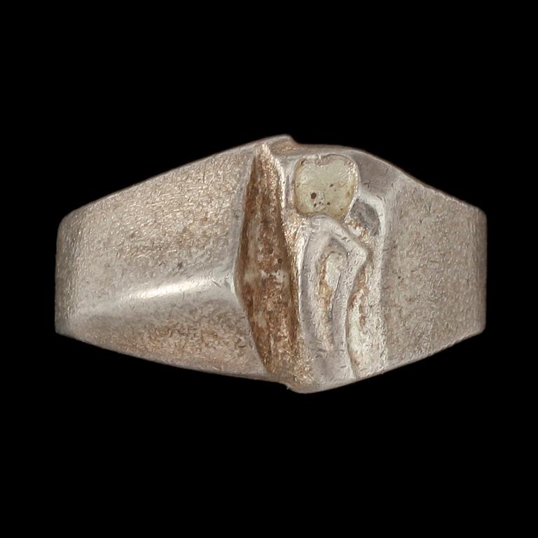 RING, sterlingsilver, Björn Weckström, Lapponia, Finland. Vikt 4 g.