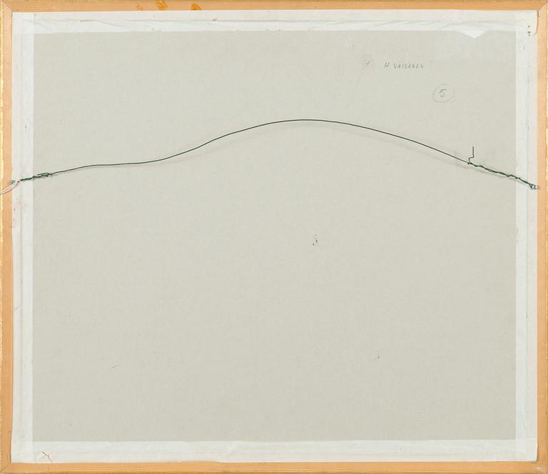 Hannu Väisänen, mixed media, signed and dated-87.