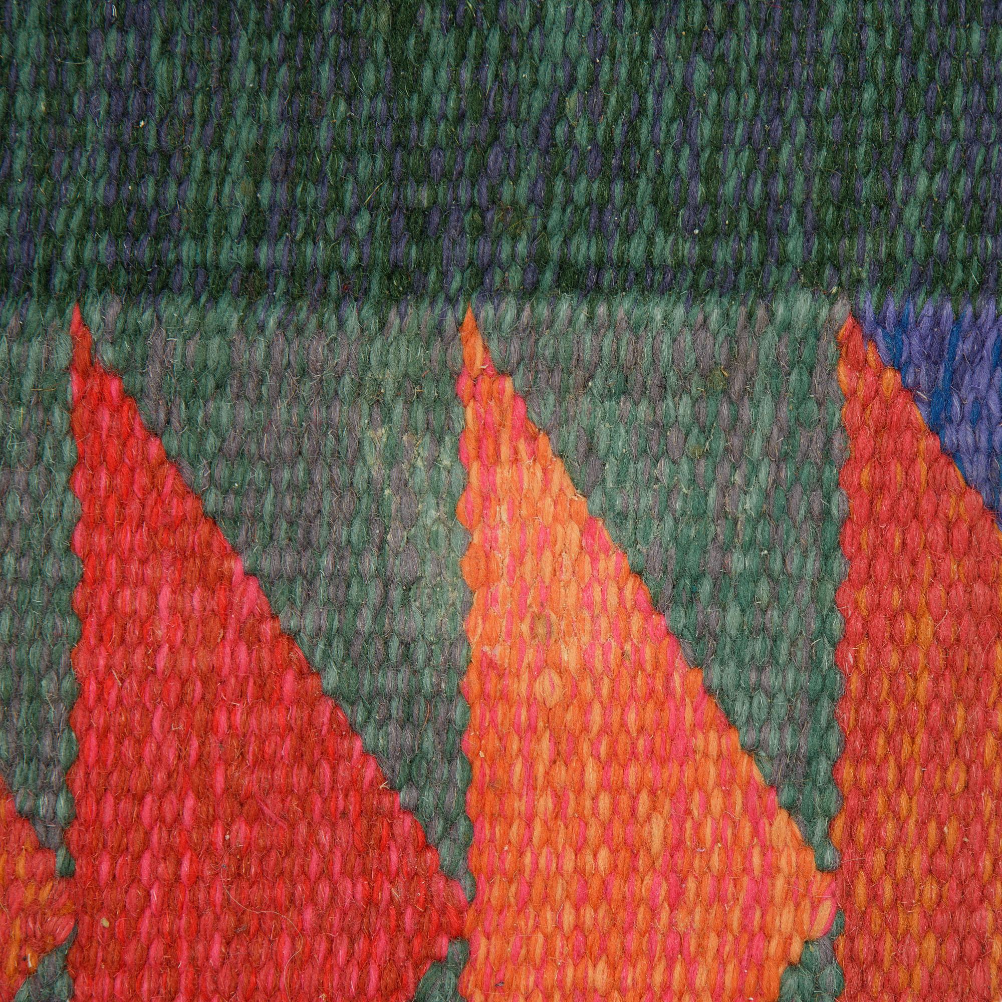 Matto, flat weave, ca 238-240 x 165,5-167,5 cm, probably Zanzibar by Berit Woelfer for Kasthall.