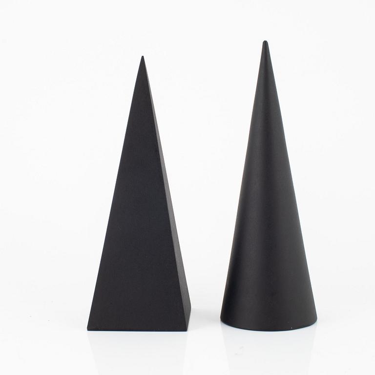 Pinetti, objects / sculptures, 2 pcs, Italy 1980s.