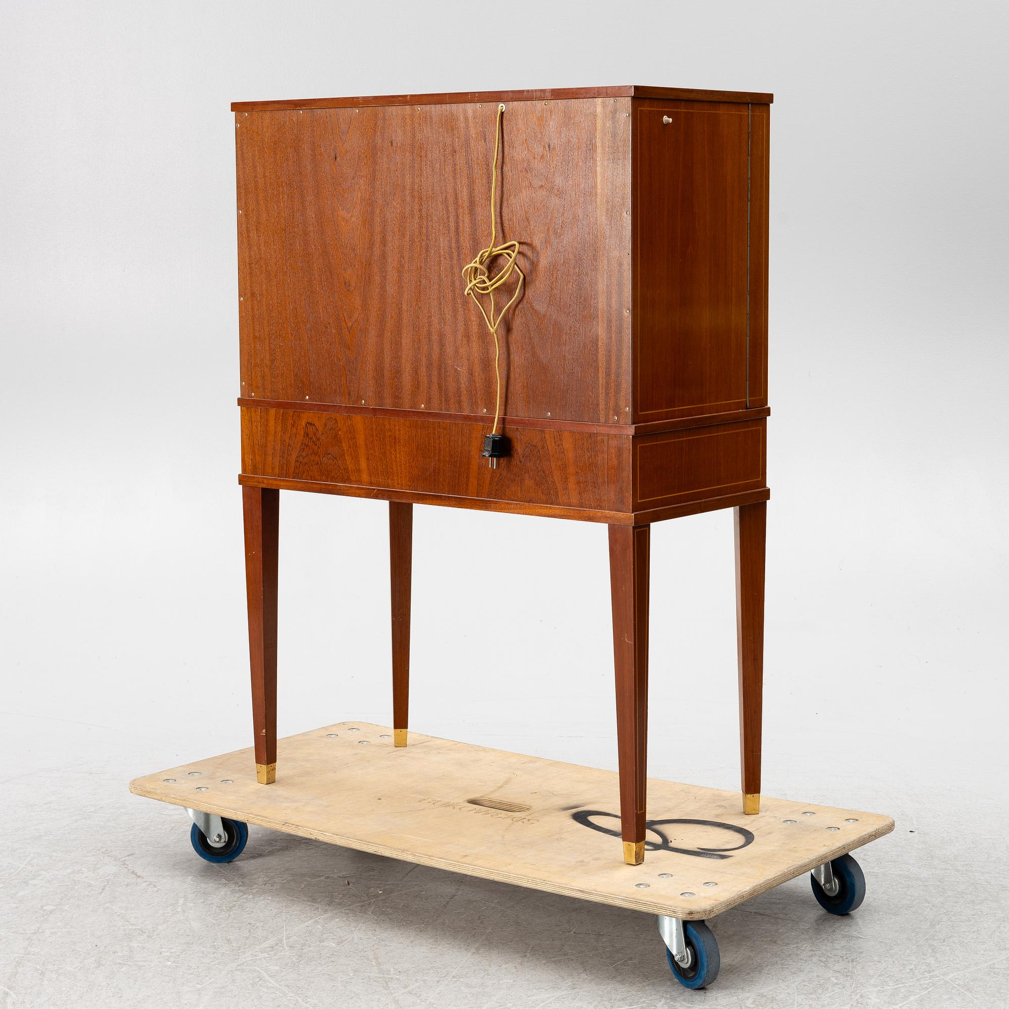 Bar cabinet, mid-20th Century.