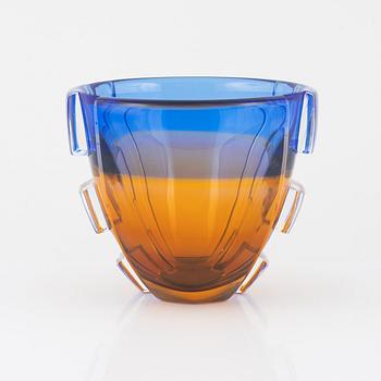 Erika Lagerbielke, a glass bowl, Orrefors, Sweden 1991.