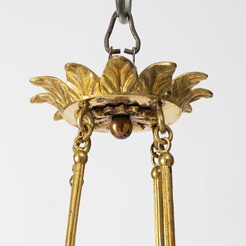 A Empire chandelier, first half of the 19th century.