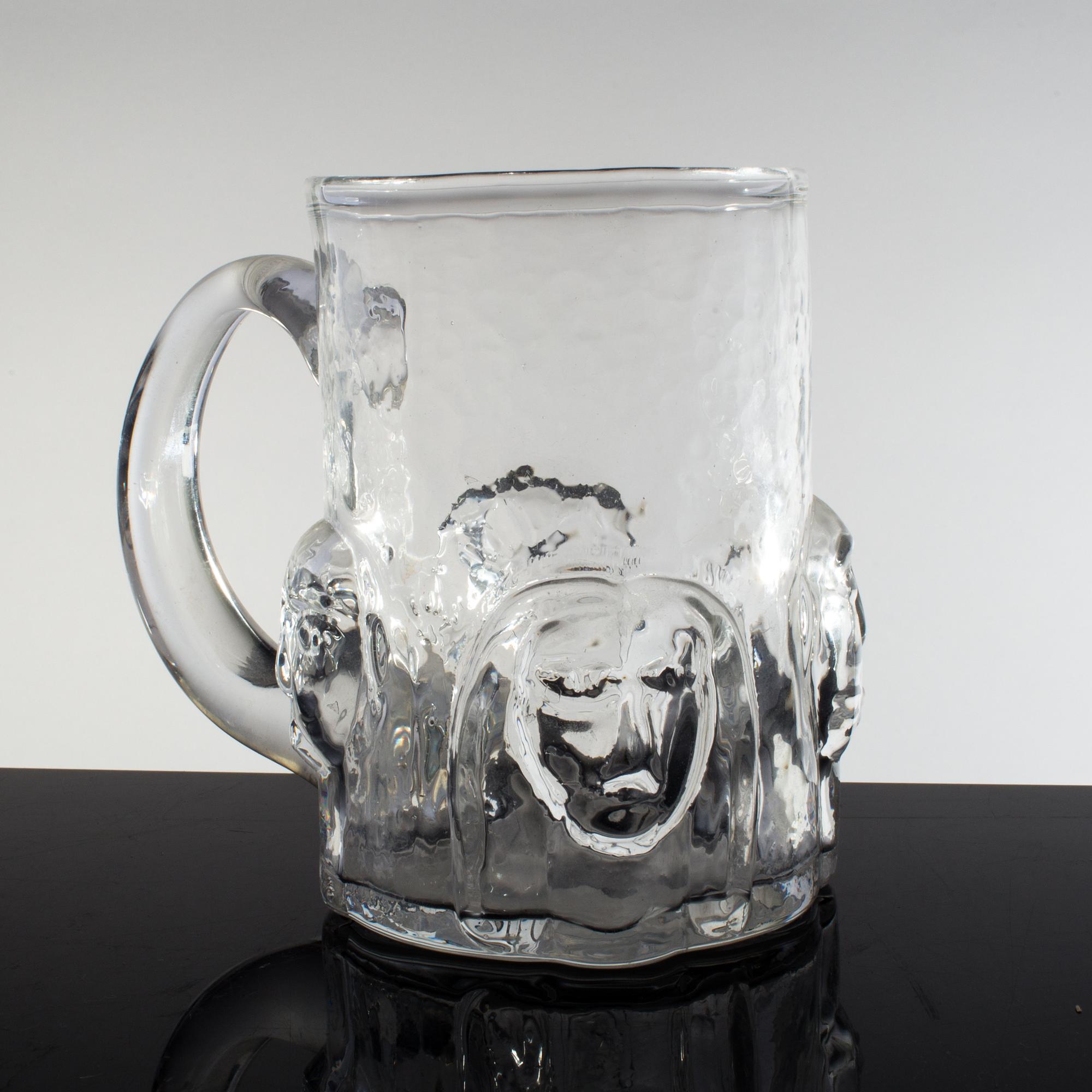 ERIK HÖGLUND, ölglas, 6 st, 1950/60-tal.
