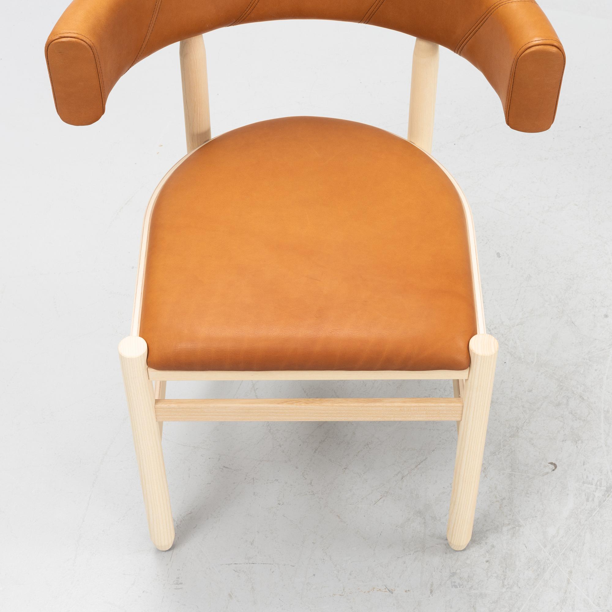 Matti Klenell & Peter Andersson, a 'Botero' ash chair, Källemo.
