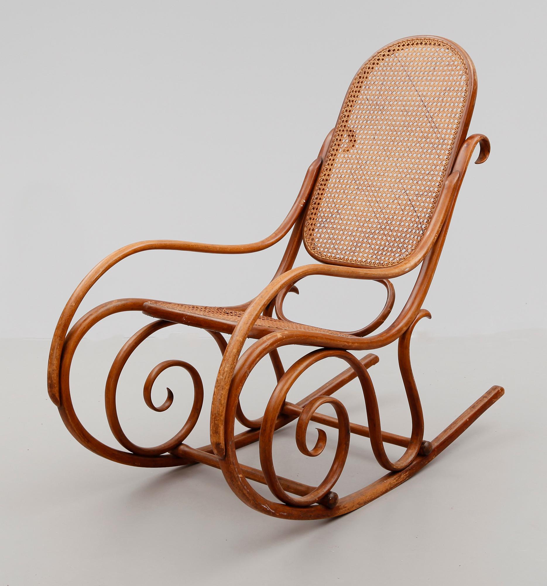 GUNGSTOL, Thonettyp, sekelskiftet 1900.