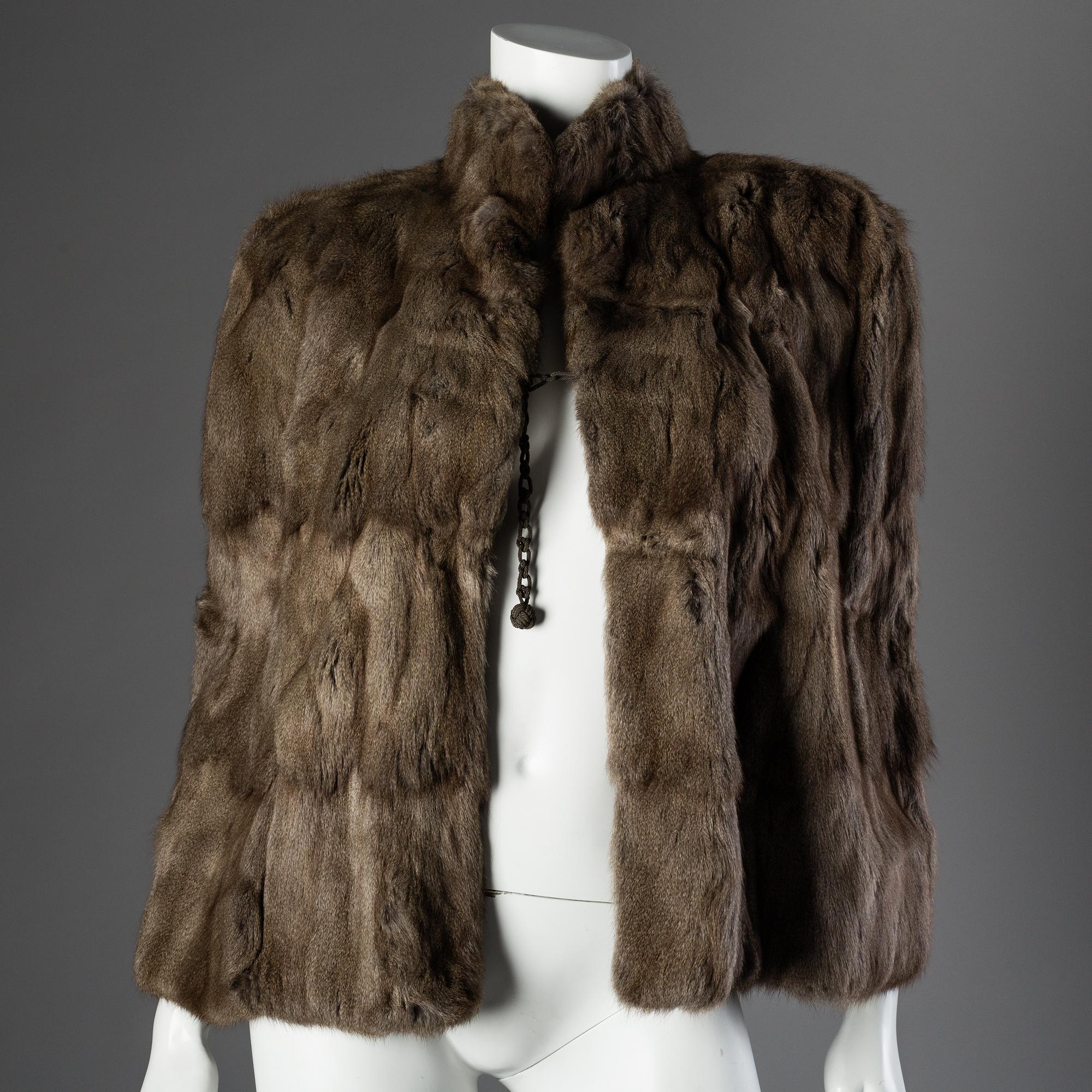 A 1940s fur cape, Wigéns, Tranås, Sweden.