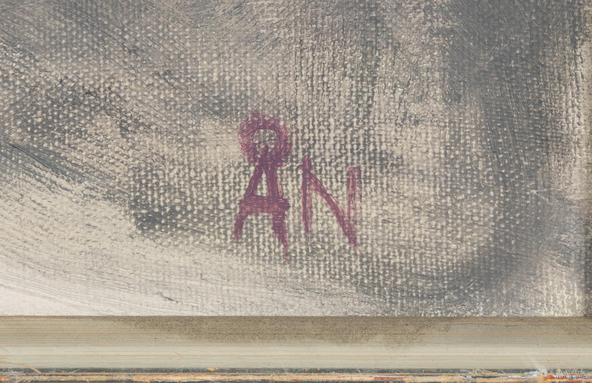 Åke Nilsson, oil on canvas, signed. dated -84 verso.