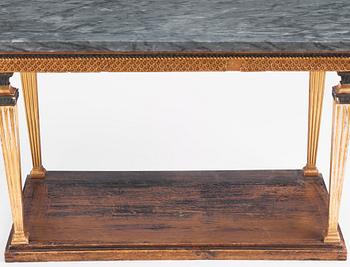 Konsolbord, Stockholmsarbete, Jonas Frisks art, omkring år 1800, Sengustavianskt.