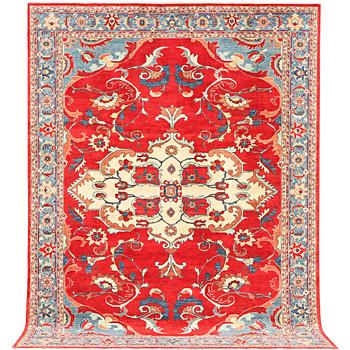 A Kazak carpet, c. 354 x 266 cm.