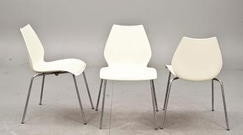 STOLAR, 6 st, "Maui", Vico Magistretti för Kartell.