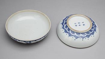 LOCKASK, porslin, sen Qing dynasti. Med Guangxu sex karaktärers märke.