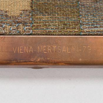 Viena Mertsalmi, translucent weaving, signed and dated -80.