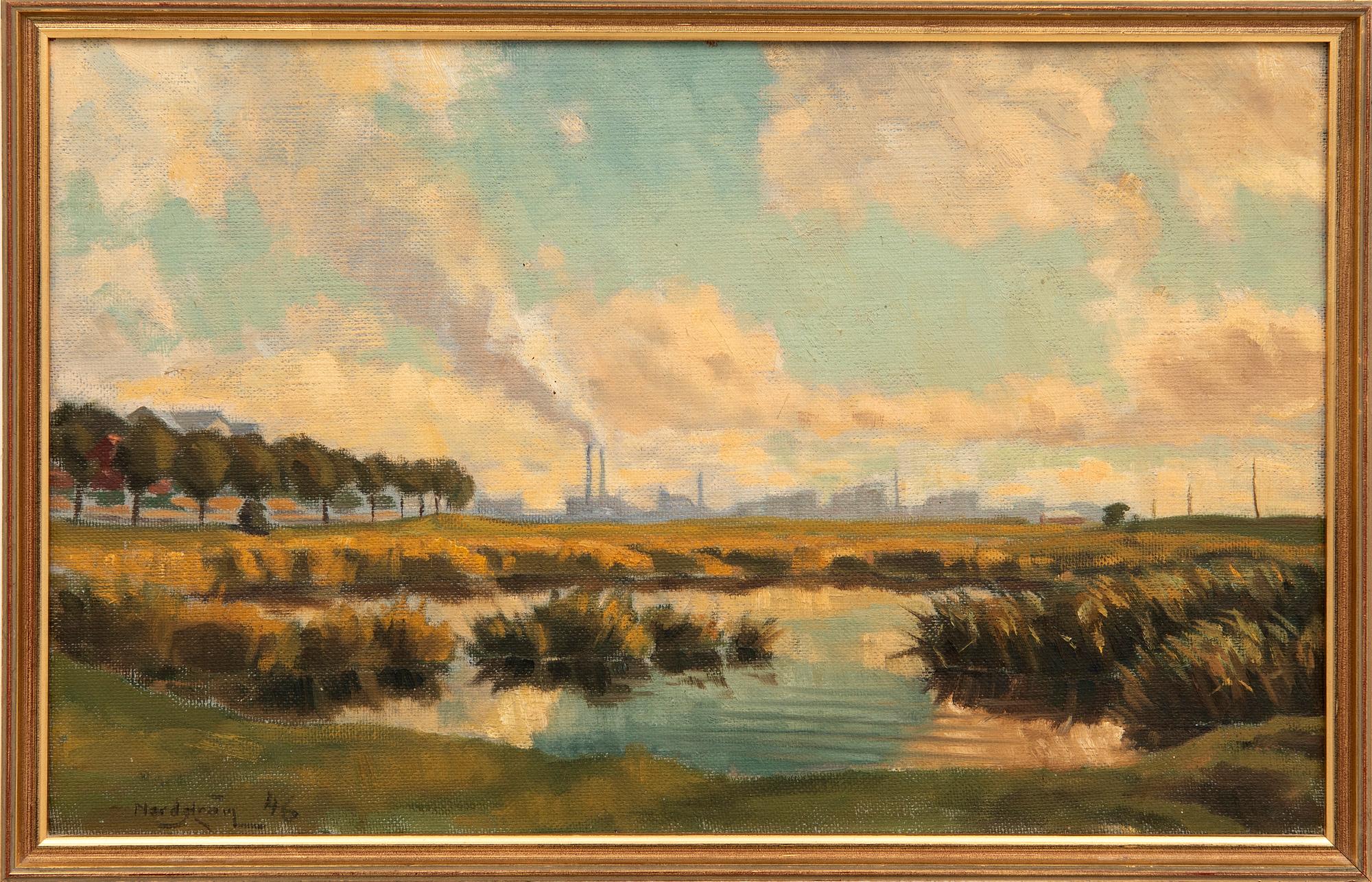 Gerhard Nordström,  "Ribbersborg mot Limhamn".