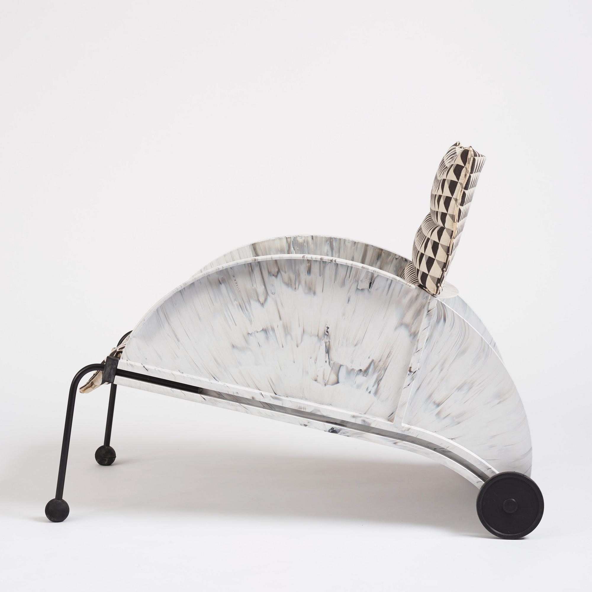 Anna Castelli Ferrieri, a lounge chair model "4841", Kartell, Italy, 1980s.