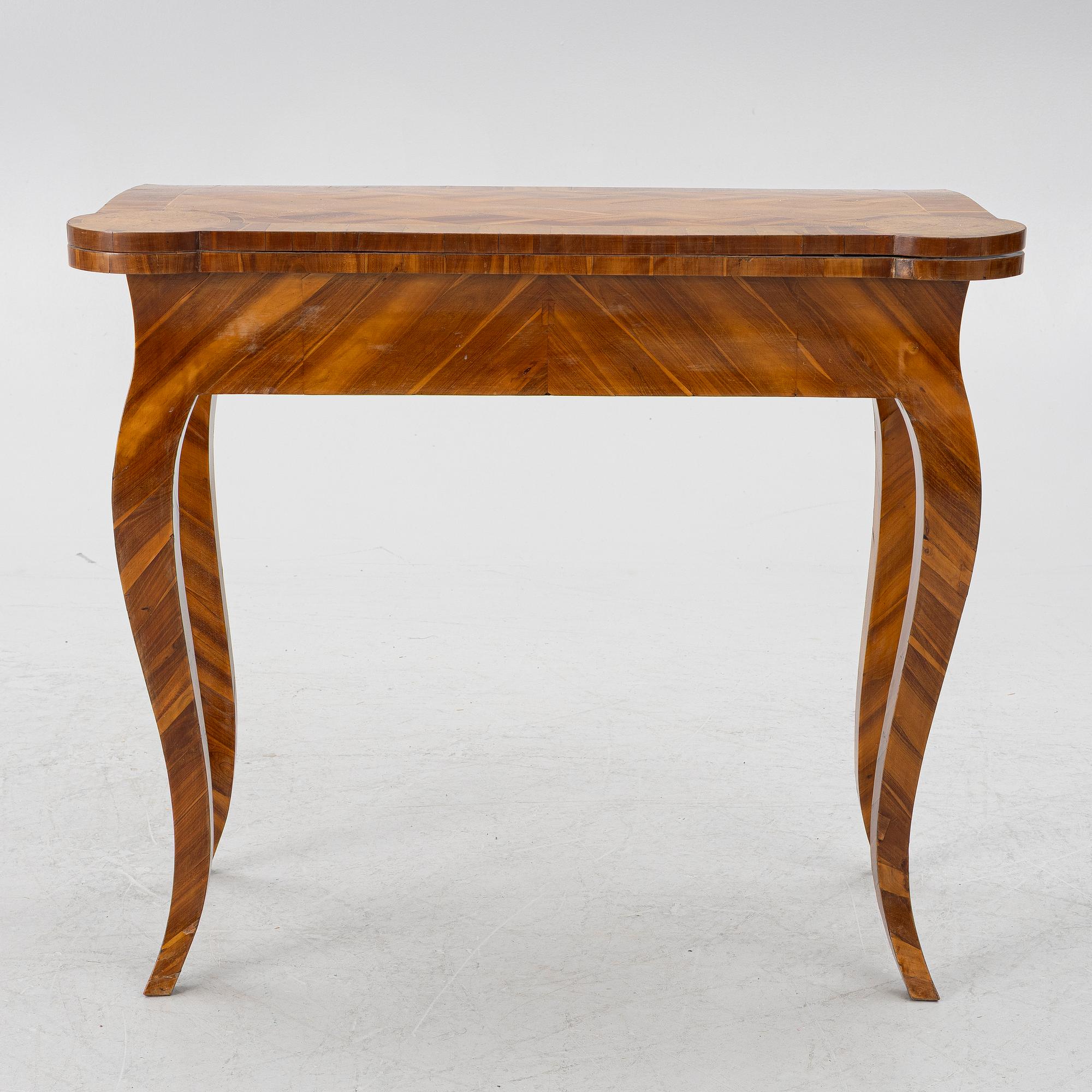 A Rococo table, 18th century.