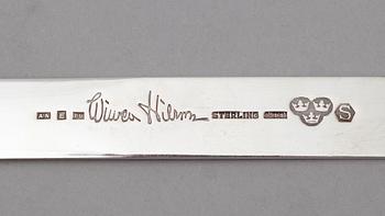 BREVKNIV, silver, Wiwen Nilsson, Lund 1965. Vikt ca 47 gram.