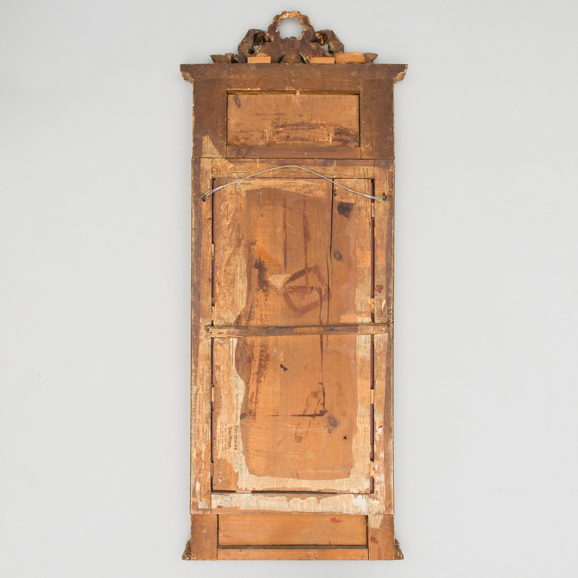 GUSTAVIANSK SPEGEL, 1700-TALETS SLUT, SVERIGE.