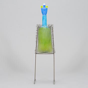 Markku Salo, glasskulptur, signerad Markku Salo Nuutajärvi Notsjö 1991.