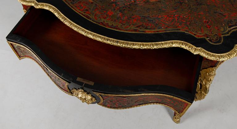 SKRIVBORD, boullearbete, Frankrike, 1800-talets mitt.
