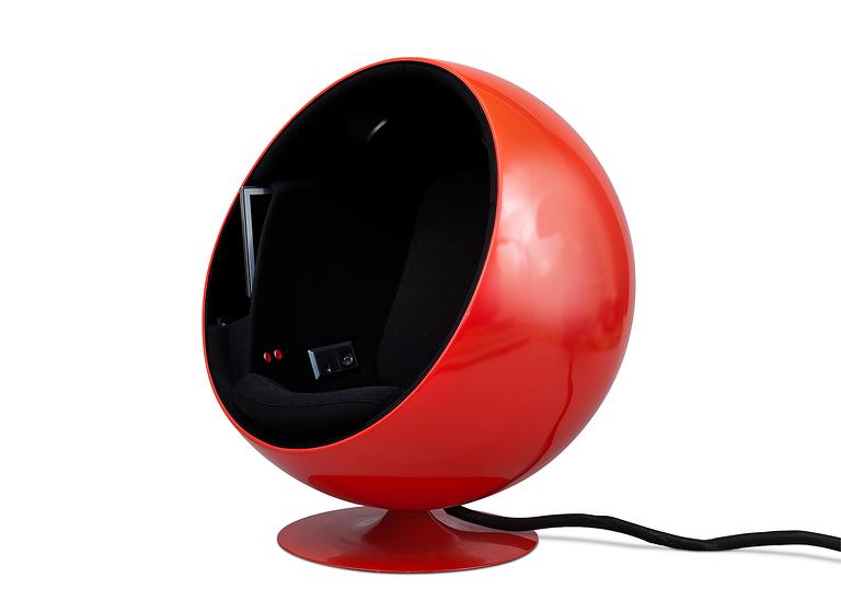 Eero Aarnio, E-BAR BALL CHAIR.