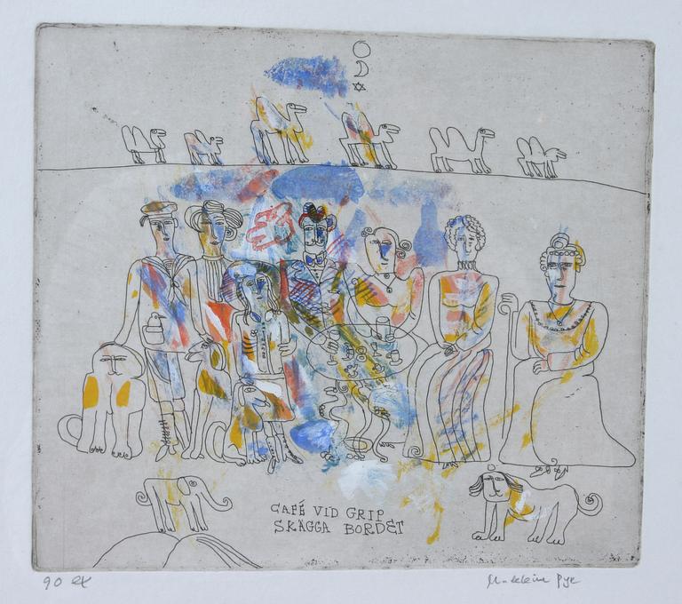 MADELEINE PYK, , litografi, sign.