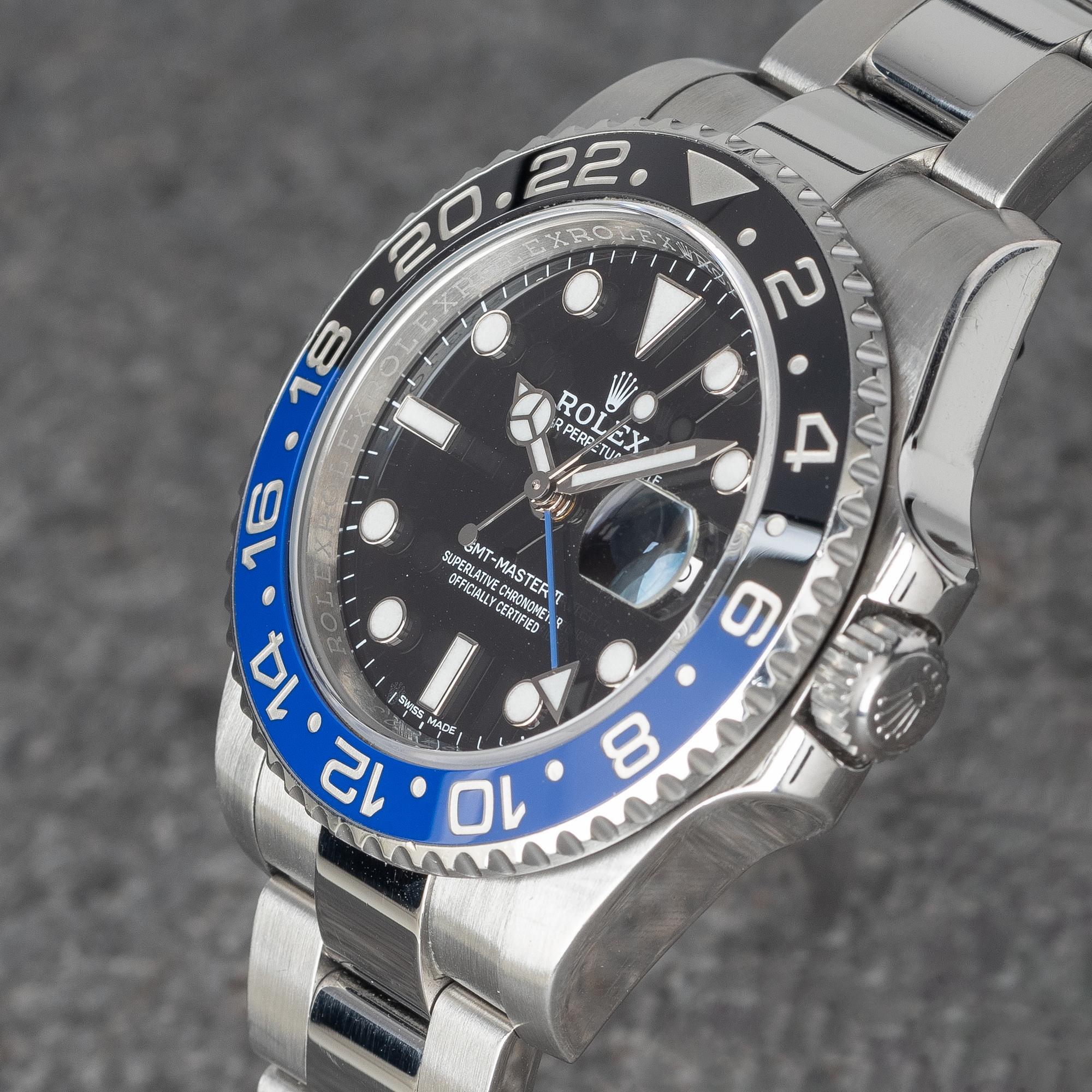 Rolex, GMT-Master II, "Batman", "Last Gen" ca 2020.