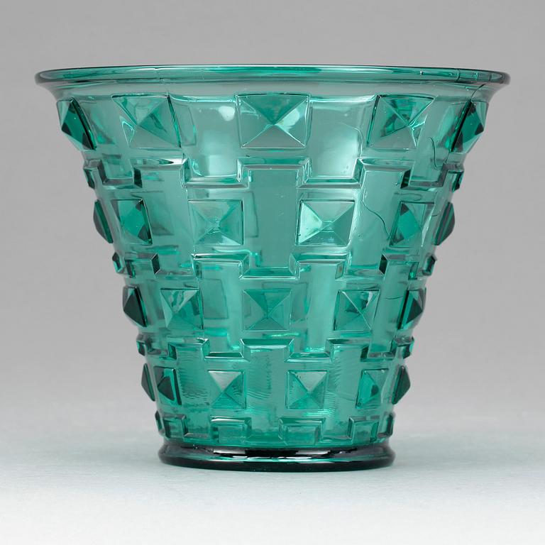 SKÅL, pressglas, Simon Gate, Orrefors, 1930-tal.