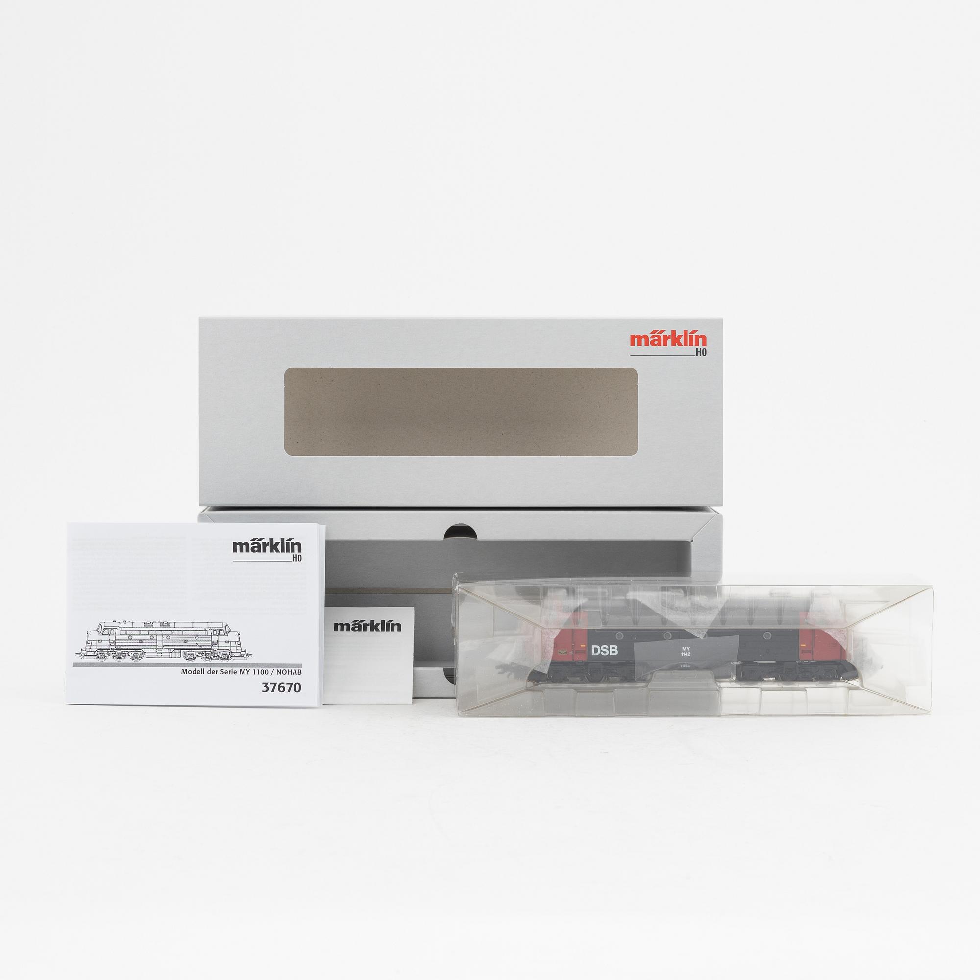 Märklin, a locomotive set, model no 37670, gauge H0, in boxes.