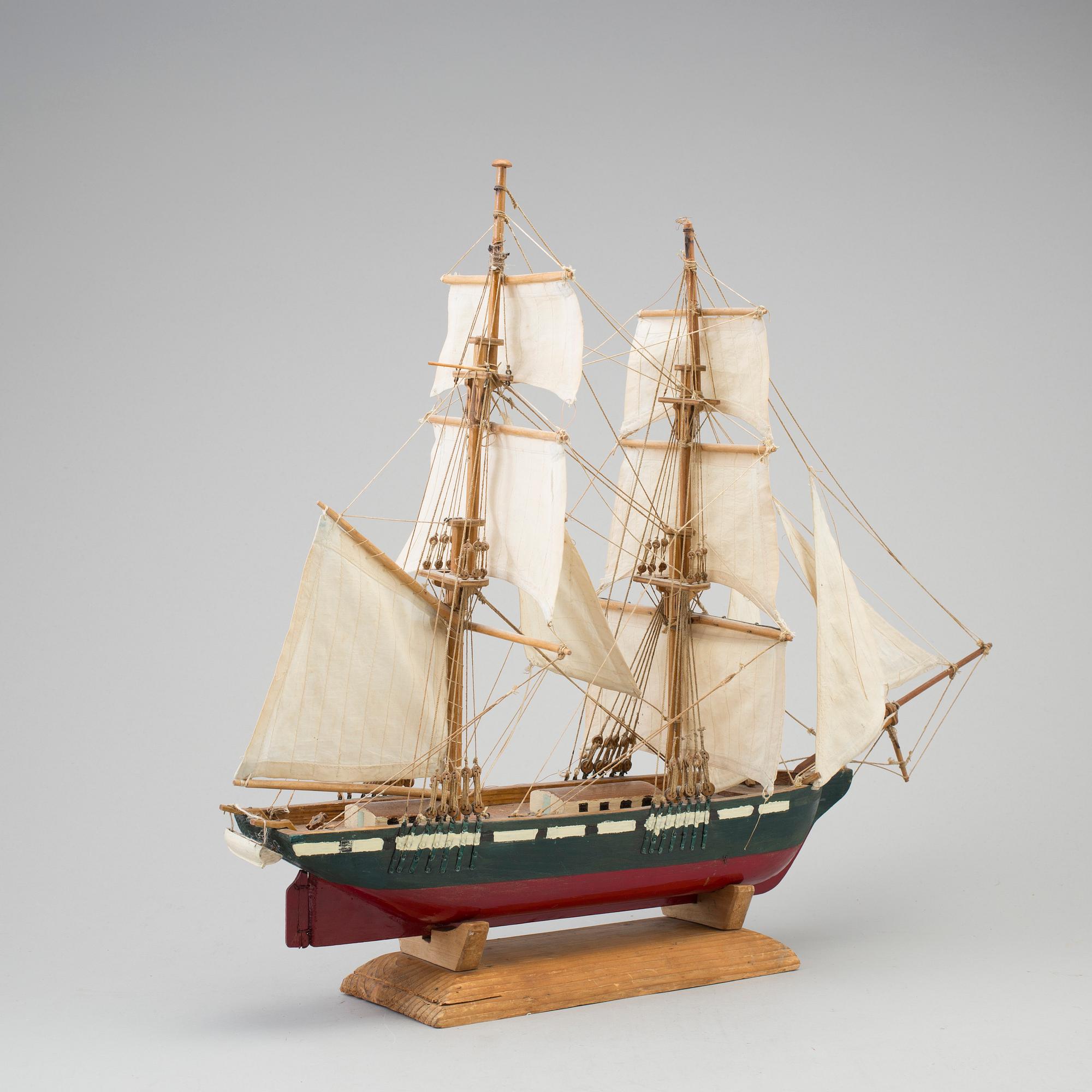 A ship model, first half of the 20th century.