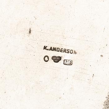 A Swedish silver beaker, bearing the mark of K. Anderson, Stockholm, 1899.