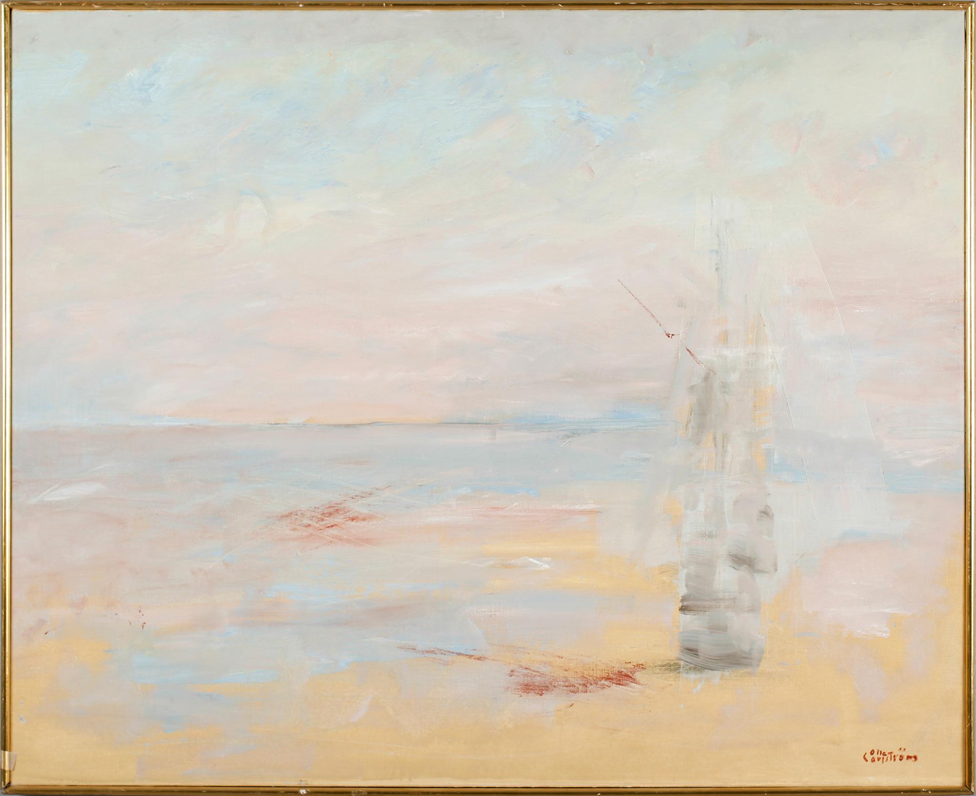 OLLE CARLSTRÖM, olja på duk, signerad.