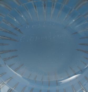 SKÅL, glas, ariel, Edvin Öhrström, Orrefors.