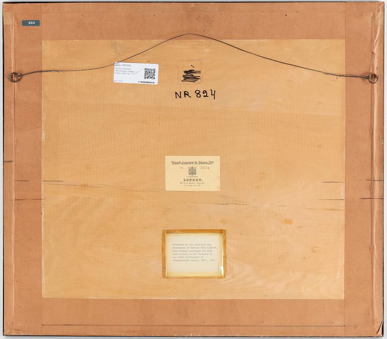 FÄRGLITOGRAFI, "Westminster Abbey", J Stadler, 1800-tal.