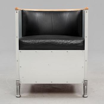 FÅTÖLJ, "Aluminiumfåtölj", Mats Theselius, Källemo AB, formgiven 1990.
