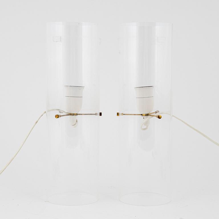 Yki Nummi, a pair of 'Modern Art' table lights, Orno, Finland.