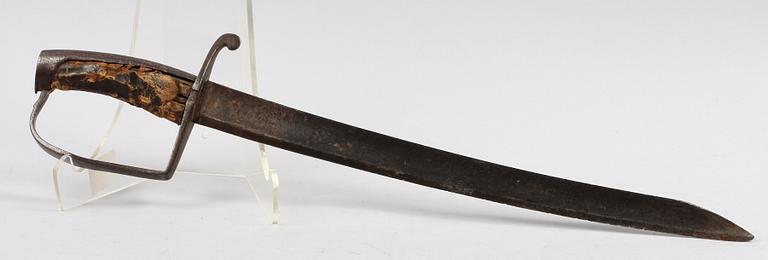 BAJONETTER SAMT SABELDEL, 1800-1900-tal.