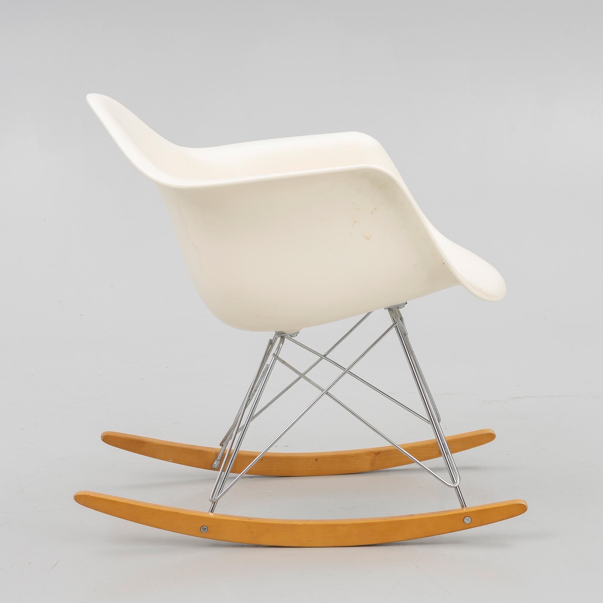 Charles & Ray Eames, an 'RAR' plastic armchair, Vitra, 2012.