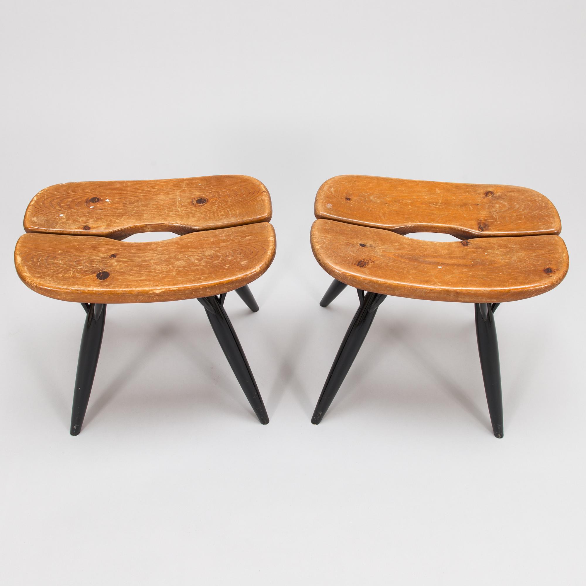 Ilmari Tapiovaara, pallar, 2 st, "Pirkka", Laukaan Puu, 1960-tal.