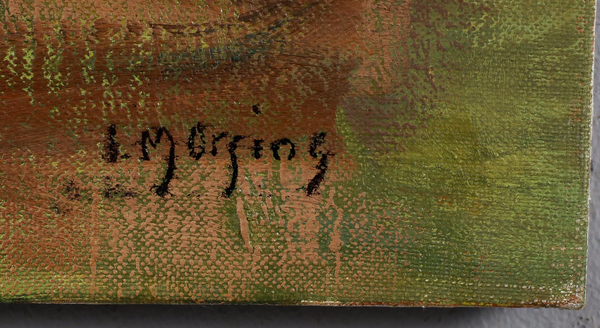 IVAR MORSING, oil on canvas, stamp signed.