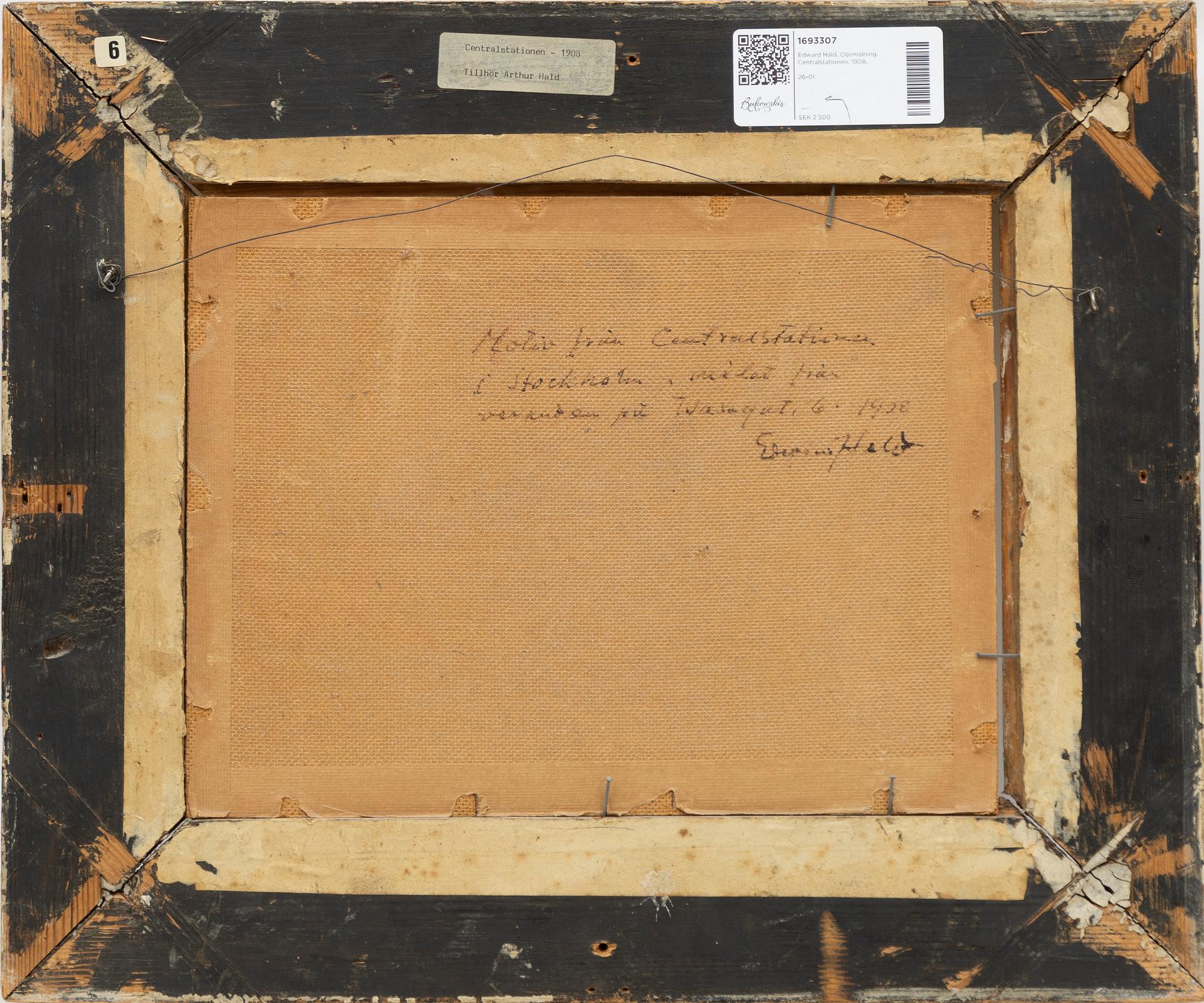 Edward Hald, "Centralstationen", Stockholm.