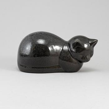 LISA LARSON, figurin, stengods, "Moses", Gustavsberg, signerad.