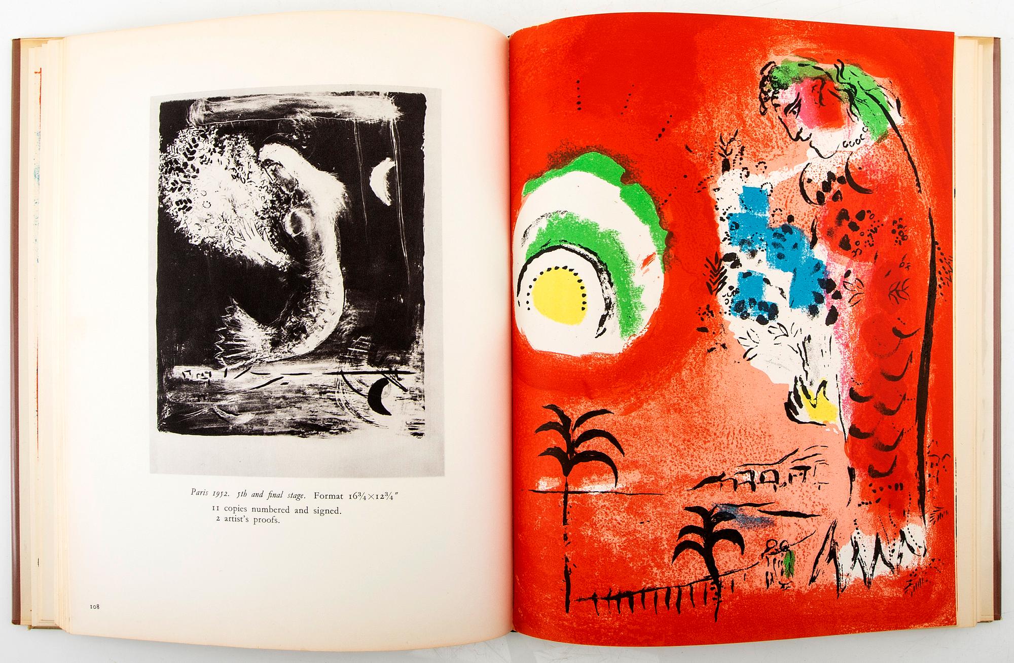 Marc Chagall, bok, "Chagall lithographe".