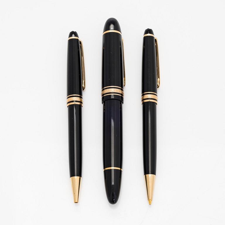 Montblanc, pennor, 3 st, "Meisterstück".