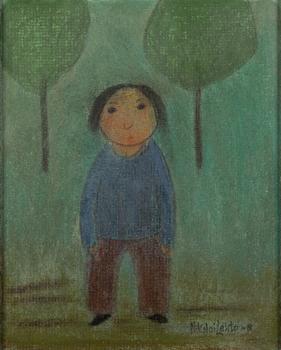 Nikolai Lehto, oil on board, signed and dated -81.
