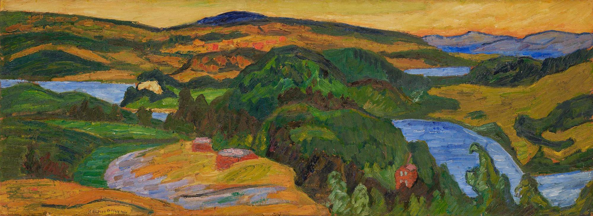 Helmer Osslund, Norrland Landscape.