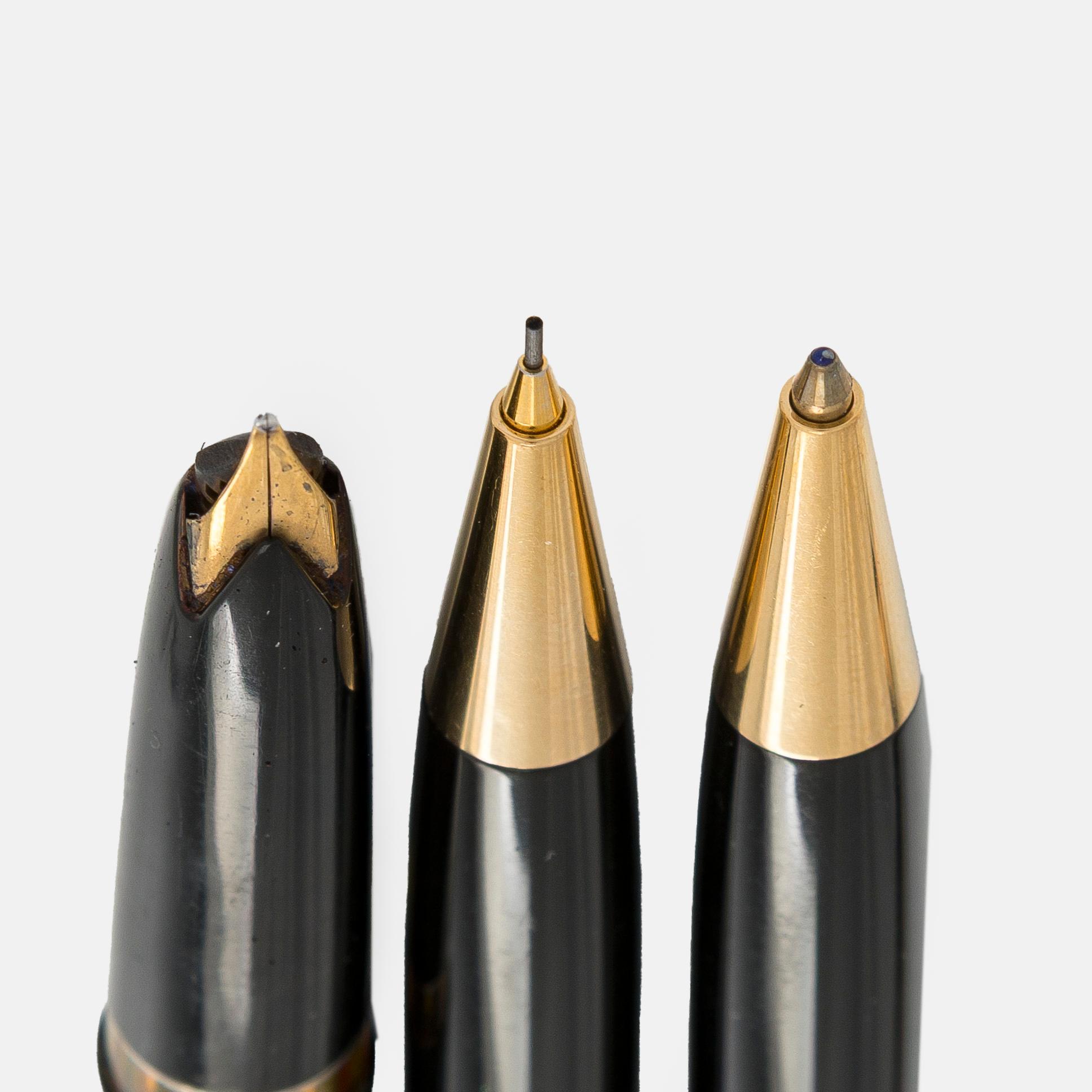 Montblanc, reservoirpenna, kulspetspenna och blyertspenna, Meisterstück.