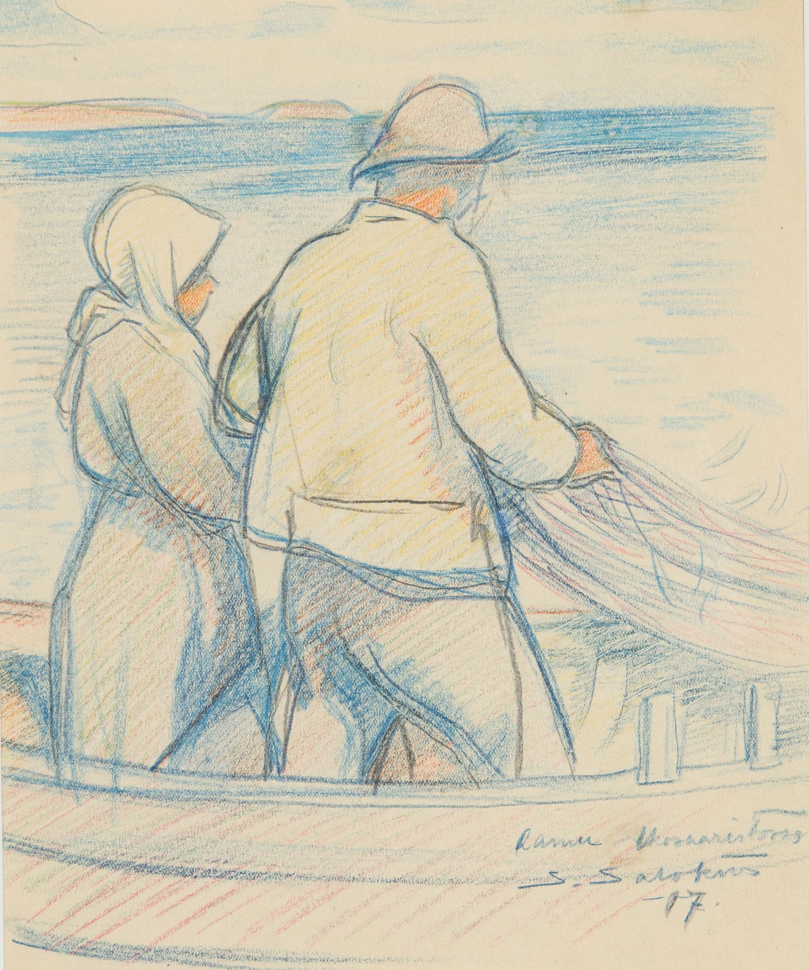 Santeri Salokivi, Fiskare.