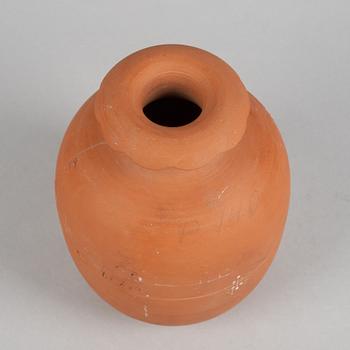 Stig Lindberg, a unique faience prototype, model 65, Gustavsbergs studio, Sweden 1940s.